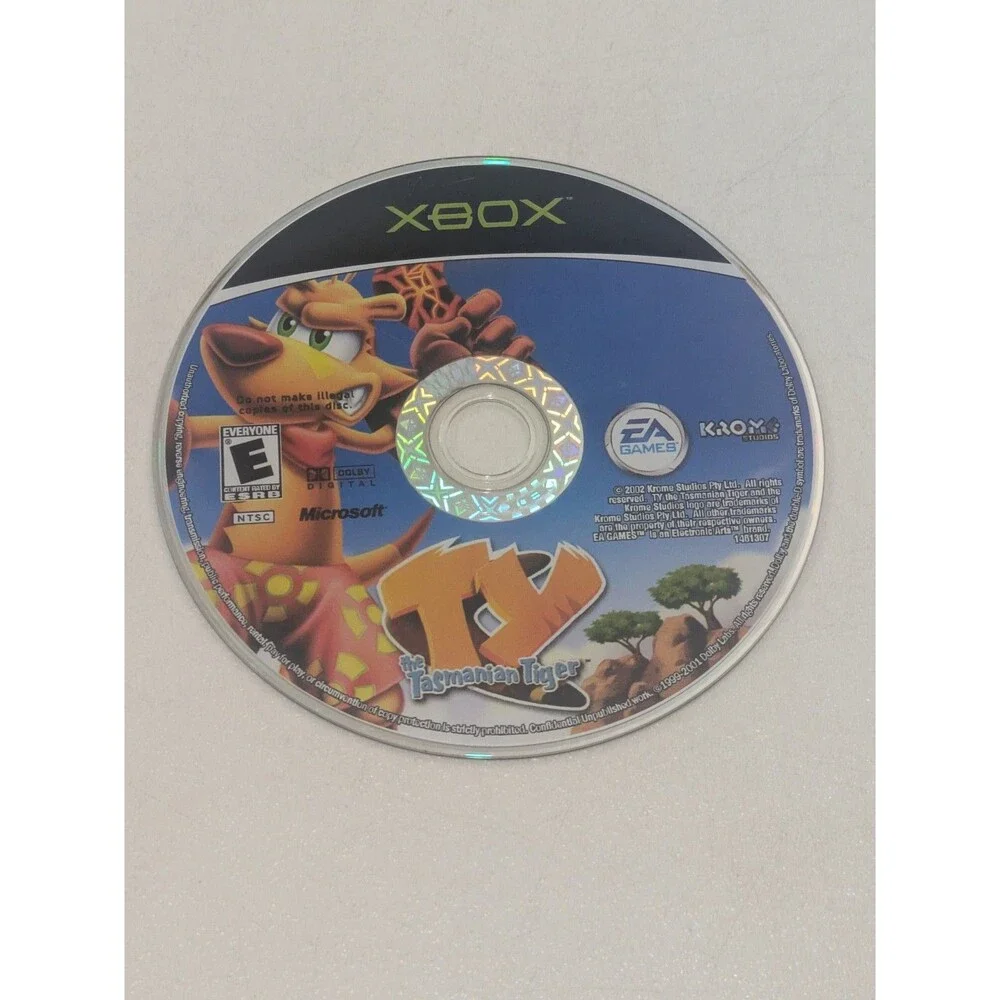 Ty‎ the Tasmanian Tiger (Microsoft Xbox, 2002) Disc Only